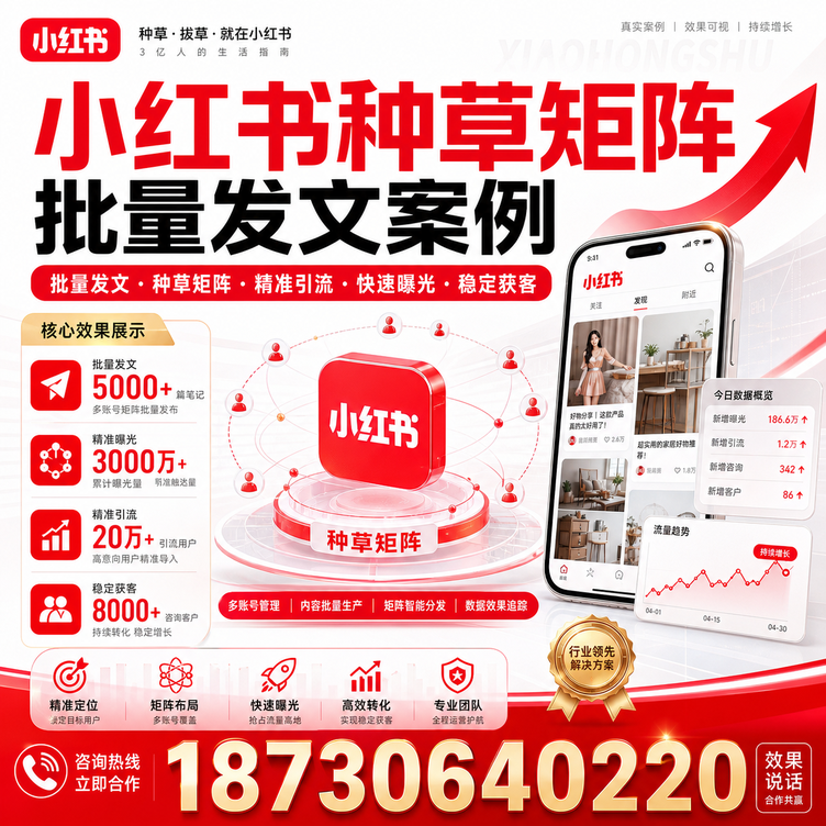 本溪小红书种草矩阵批量发文案例